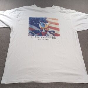 VINTAGE Disney Store Exclusive Donald Duck T-Shirt XXLWhite Short‎ Sleeve
